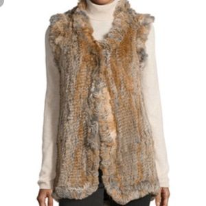 Love Token 100% Rabbit Fur Vest
